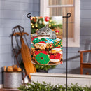 Cookie Thief Suede Flag Garden