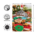Cookie Thief Suede Flag Garden
