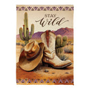Wild West Suede House Flag