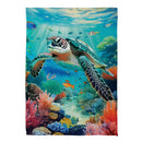 Aquatic Life Suede House Flag