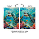 Aquatic Life Suede House Flag
