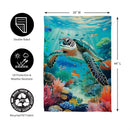 Aquatic Life Suede House Flag