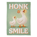 Honk & Smile Flag Suede Garden Flag