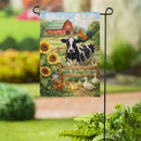 Farm Life Suede Flag Garden