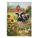 Farm Life Suede Flag House