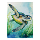 Sea Turtle Life Suede Flag House
