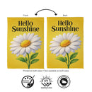 Hello Sunshine Daisy Suede Garden Flag Garden
