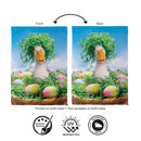 Easter Ready Goose Suede Flag Garden