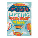 Lift Up Others Suede Flag House