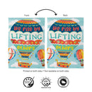 Lift Up Others Suede Flag House