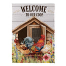 Petal & Plow Coop Suede House Flag