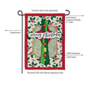 Holiday Cross Suede Flag Garden