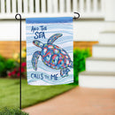 Sea Adventure Suede Garden Flag