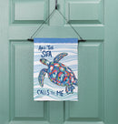 Sea Adventure Suede Garden Flag