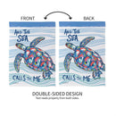Sea Adventure Suede Garden Flag
