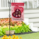 Box Of Chocolate Suede Flag Garden