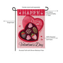 Box Of Chocolate Suede Flag Garden
