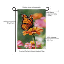 Cottage Garden Monarch Visit Suede Flag Garden