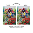 Americana Songbirds Garden Suede House Flag