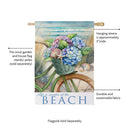 Beach Escape Suede House Flag