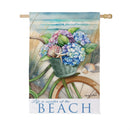 Beach Escape Suede House Flag