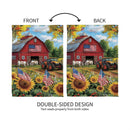 Patriotic Land Suede House Flag