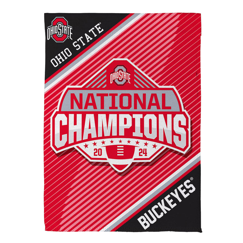 Ohio State University CFP National Champions 2024 Flag, House