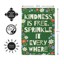 Sprinkle Kindness Everywhere Suede Flag House