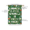 Sprinkle Kindness Everywhere Suede Flag House