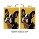 Pet Central Photo Dogs, French Bulldog Suede House Flag