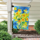 Buttercup Bloom Suede Flag Garden
