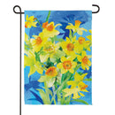 Buttercup Bloom Suede Flag Garden