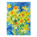 Buttercup Bloom Suede Flag House