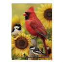 Sunflower Days Suede House Flag