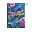Tale Of Dragonflies Suede Flag House