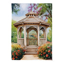 Garden Gazebo Suede House Flag