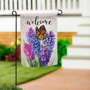 Hyacinth Haven Suede Garden Flag Garden
