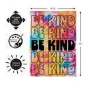 Be Kind Tie Dye Suede Flag House
