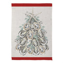 Joyful Oyster Wreath & Tree Front Back Suede Flag House
