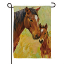 Horse Bond Suede Flag Garden