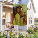Horse Bond Suede Flag House