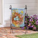 Nested Eggs Suede Flag Garden
