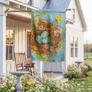 Nested Eggs Suede Flag House