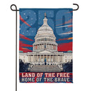250th Anniversary Land of the Free Home of the Brave Suede Garden Flag