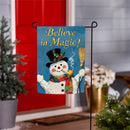 Believe In Magic Suede Flag Garden
