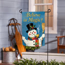Believe In Magic Suede Flag Garden