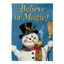 Believe In Magic Suede Flag Garden
