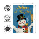 Believe In Magic Suede Flag Garden