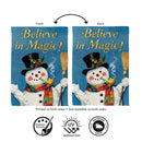 Believe In Magic Suede Flag Garden