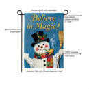 Believe In Magic Suede Flag Garden
